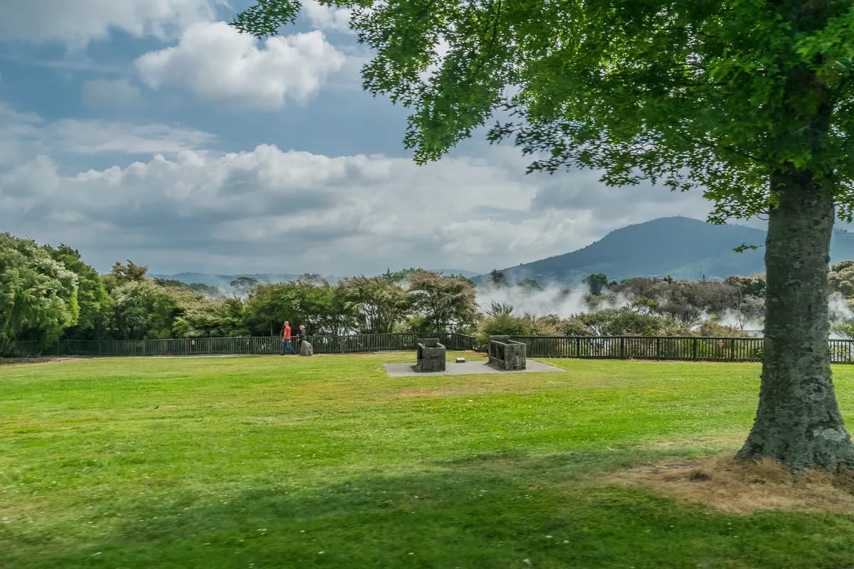 Kuirau Park, Rotorua, New Zealand, photographed on location