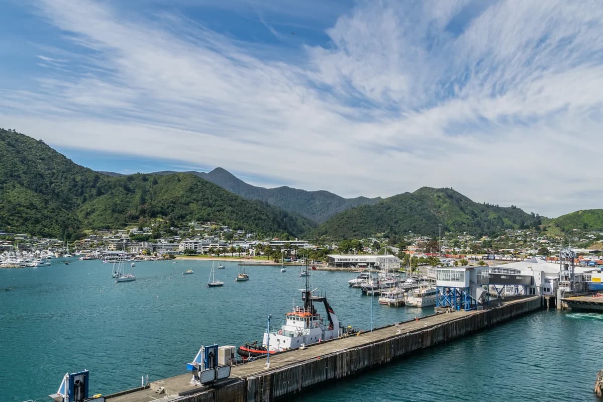 Picton Harbour, Marlborough, New Zealand, photographed on location