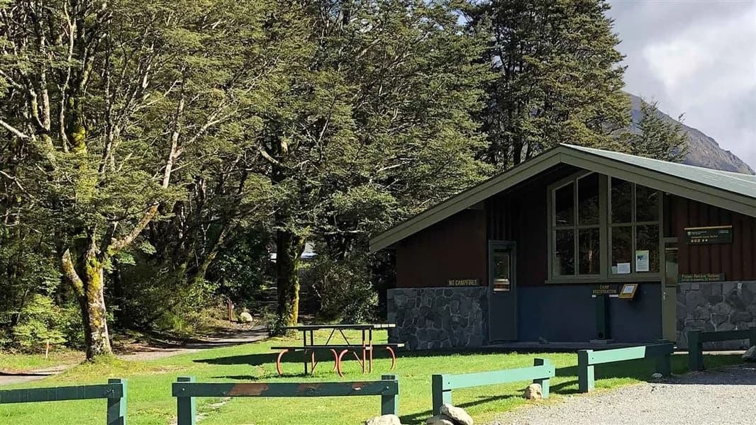 Avalanche Creek campsite.