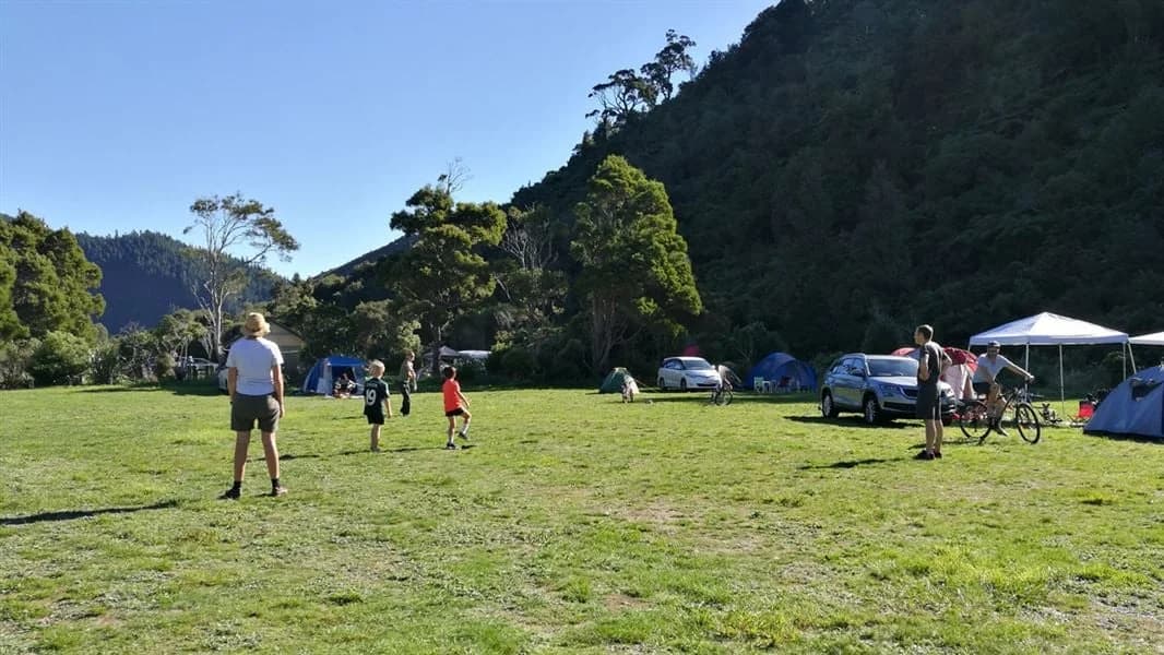 Catchpool Valley campsite.