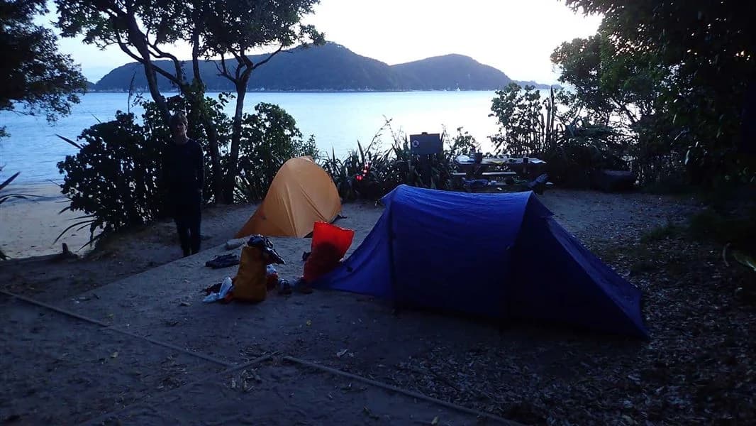 Watering Cove campsite.