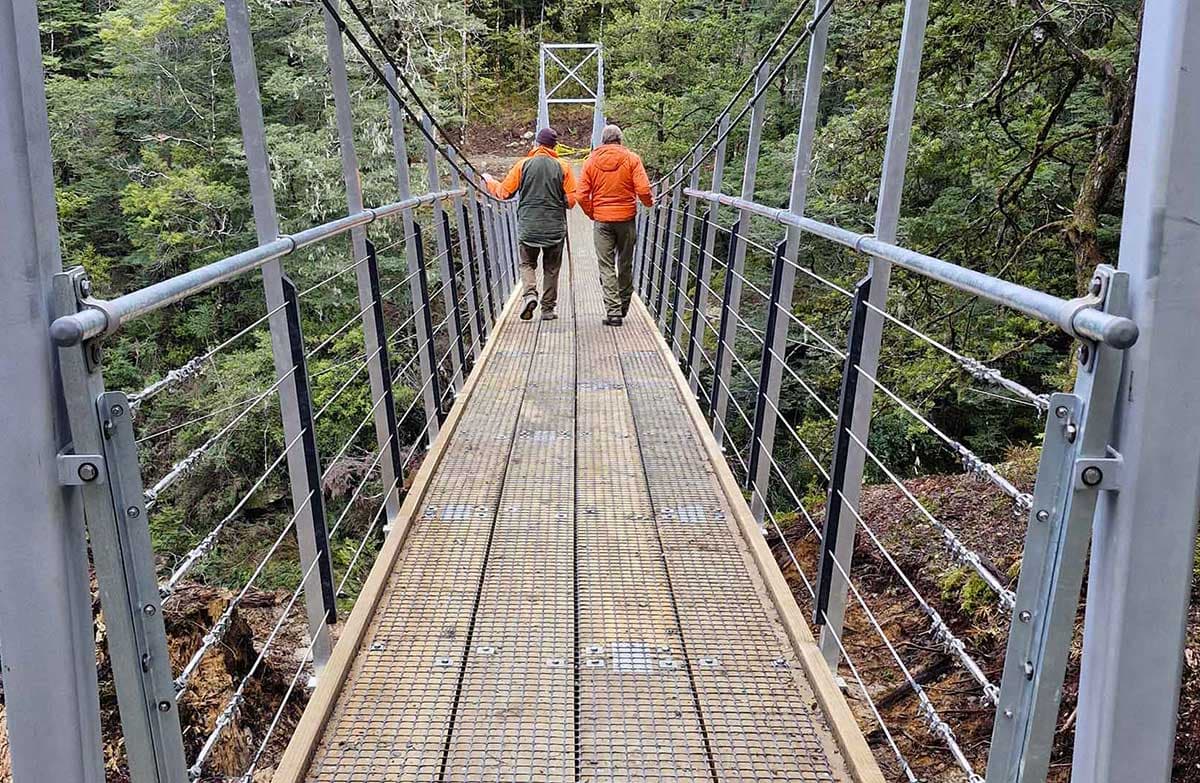 Lake Sylvan bridge.