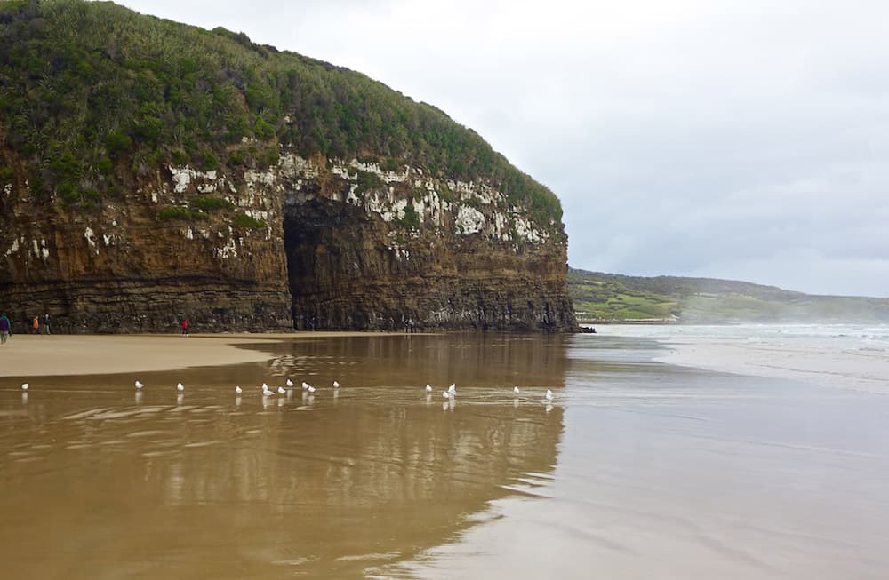 Waipati Beach, Cathedral Caves.