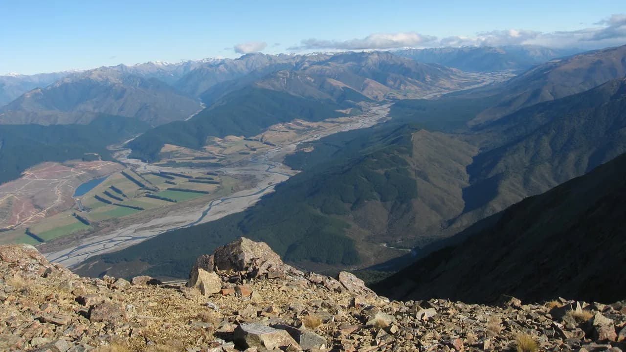 View from Mt Patriach: Valley panorama from Mount Patriarch.